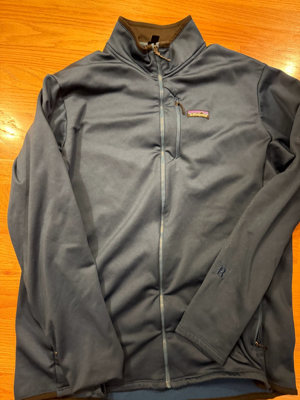 Patagonia Men's R1 Daily  Blue Full-Zip Jacket XL